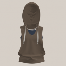 2356 민소매 후드