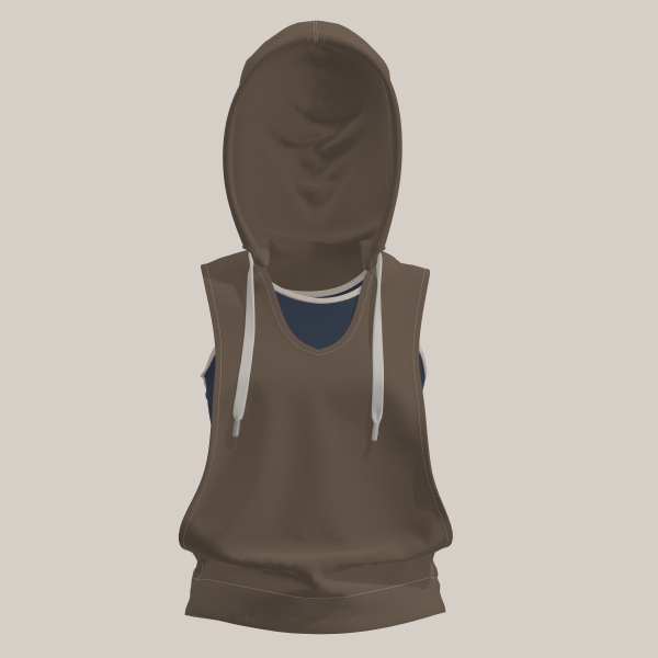 2356 민소매 후드