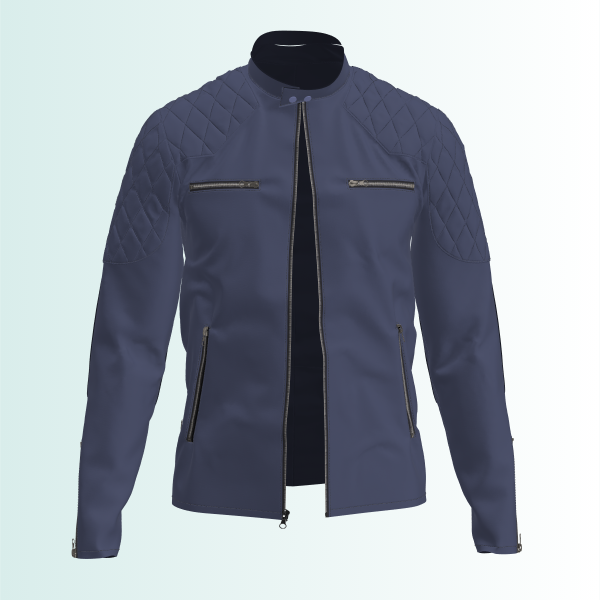 2464 퀼트패치 자켓