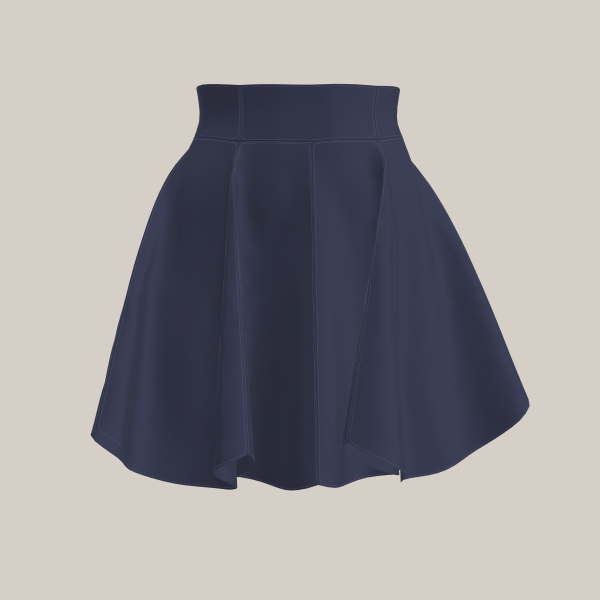 2506 미니 플레어 스커트