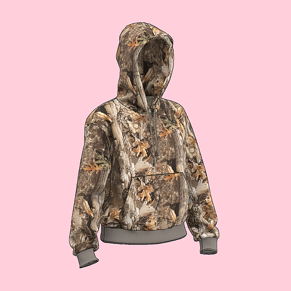 2553 Cheeta후디 Zip Up