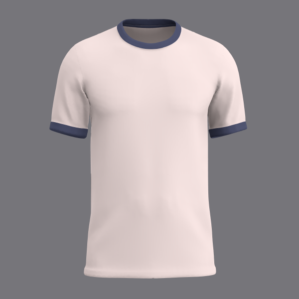 2587 반팔 contrast 라운드티